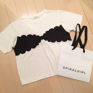 スパイラルガール(SPIRAL GIRL)のSPIRALGIRL♡ビスチェ風Tシャツ(Tシャツ(半袖/袖なし))