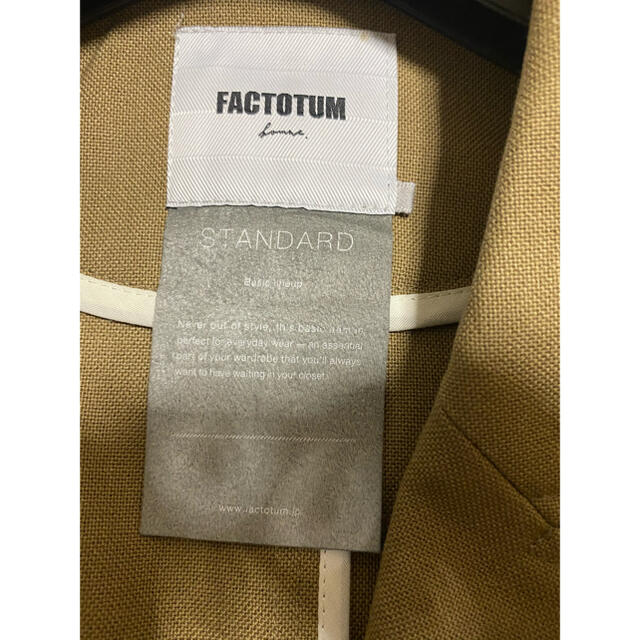 FACTOTUM - ファクトタム セットアップ スーツ ジャケット スラックス