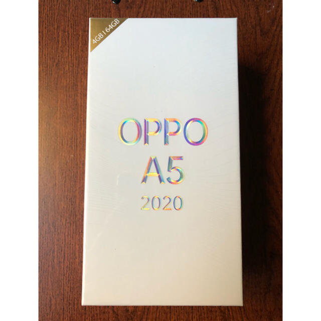 【新品未使用・未開封】OPPO A5 2020 ブルー　SIMフリー①