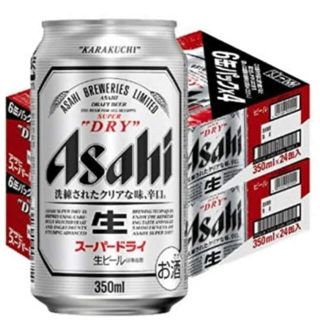 アサヒ(アサヒ)のアサヒ スーパードライ 350ml 24本×2ケース 48本  (ビール)