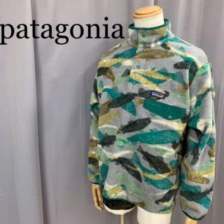 パタゴニア(patagonia)のpatagonia パタゴニア トラウト柄 シンチラ スナップT 25450(その他)