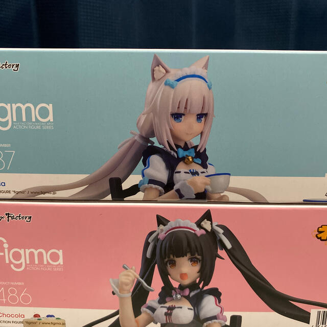 figma 486 487 ネコぱら　ショコラ　バニラセット