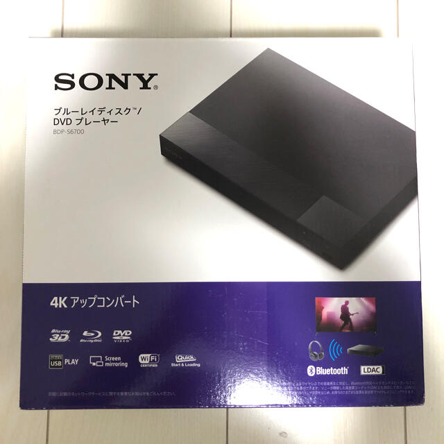 SONY ブルーレイディスク/DVDプレーヤー BDP-S6700