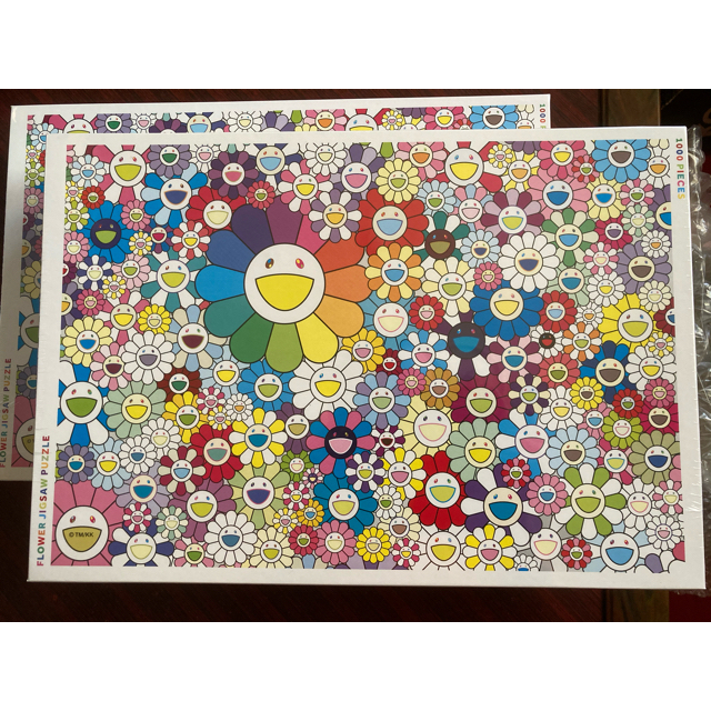 村上隆 Flower Jigsaw Puzzle フラワージグソーパズル2セット - 美術品 ...