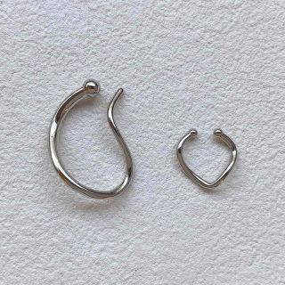 フリークスストア(FREAK'S STORE)のMetal silver earcuff set No.547(イヤーカフ)