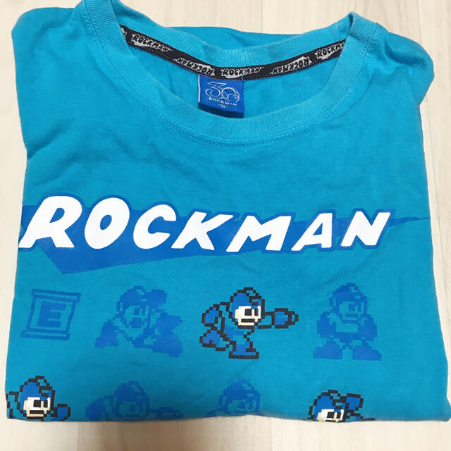 しまむら(シマムラ)のロックマンTシャツ　Mサイズ メンズのトップス(Tシャツ/カットソー(半袖/袖なし))の商品写真