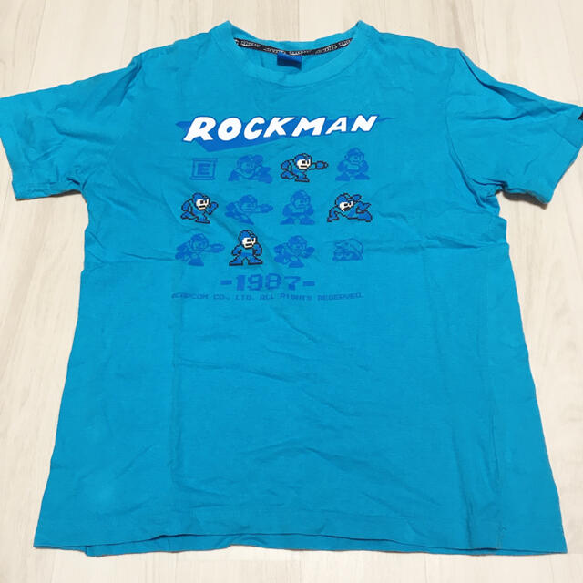 しまむら(シマムラ)のロックマンTシャツ　Mサイズ メンズのトップス(Tシャツ/カットソー(半袖/袖なし))の商品写真