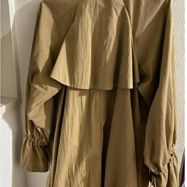 machatt  ノーカラー フレアコート  レディースのジャケット/アウター(トレンチコート)の商品写真