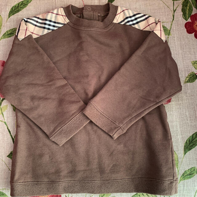 BURBERRY(バーバリー)のバーバリー　トレーナー茶色　2歳用 キッズ/ベビー/マタニティのキッズ服男の子用(90cm~)(ニット)の商品写真