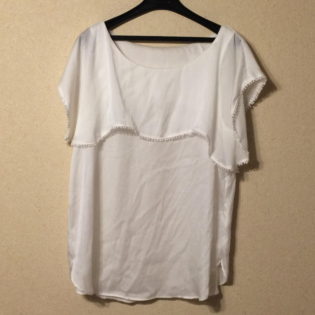 aquagirl(アクアガール)のホワイト トップス レディースのトップス(シャツ/ブラウス(半袖/袖なし))の商品写真