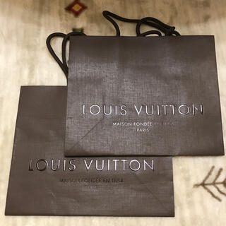 ルイヴィトン(LOUIS VUITTON)のルイヴィトン　紙袋　2個セット　ショッパー　ショップ袋(ショップ袋)