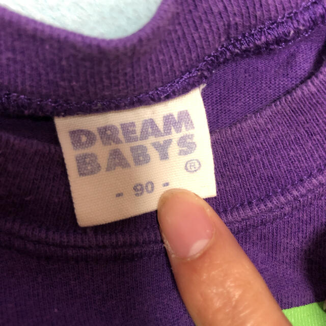 DREAMBABYS(ドリームベイビーズ)の❁⃘*.ﾟドリームべビーズ 紫 半袖 Tシャツ 90 キッズ/ベビー/マタニティのキッズ服男の子用(90cm~)(Tシャツ/カットソー)の商品写真