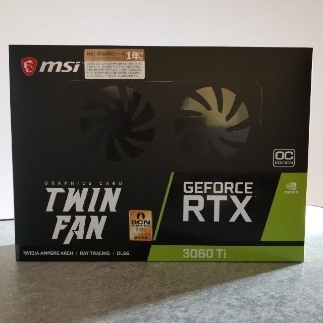 MSI GeForce RTX3060Ti TWIN FAN OCスマホ/家電/カメラ