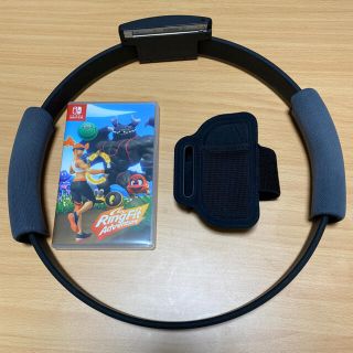 ニンテンドースイッチ(Nintendo Switch)の【値下げ】リングフィットアドベンチャー　箱なし(家庭用ゲームソフト)