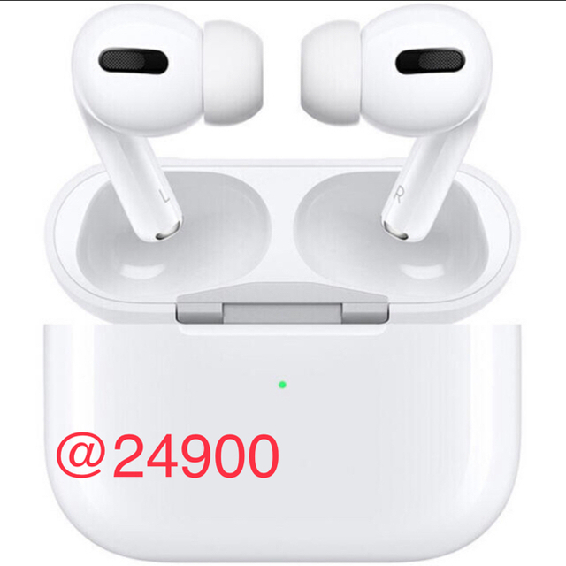 超歓迎 Apple - 25個 新品未使用品 AirPods pro MWP22J/A ヘッドフォン