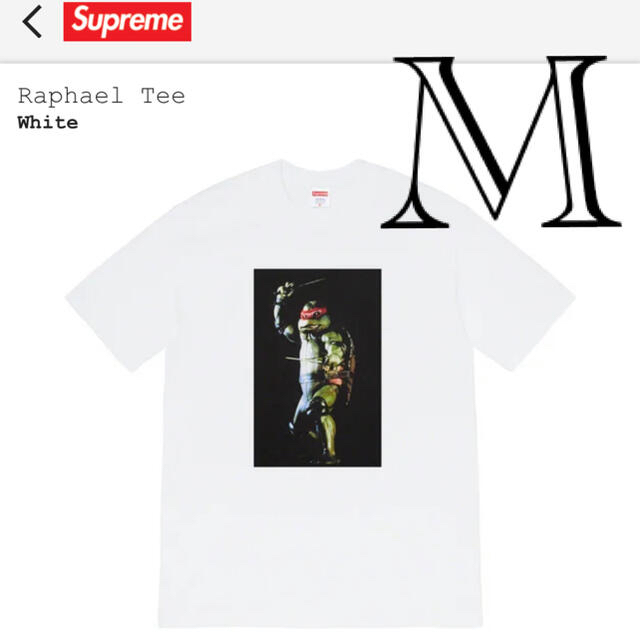 Supreme(シュプリーム)のsupreme RAPHAEL TEE 新品未開封　Mサイズ　White メンズのトップス(Tシャツ/カットソー(半袖/袖なし))の商品写真