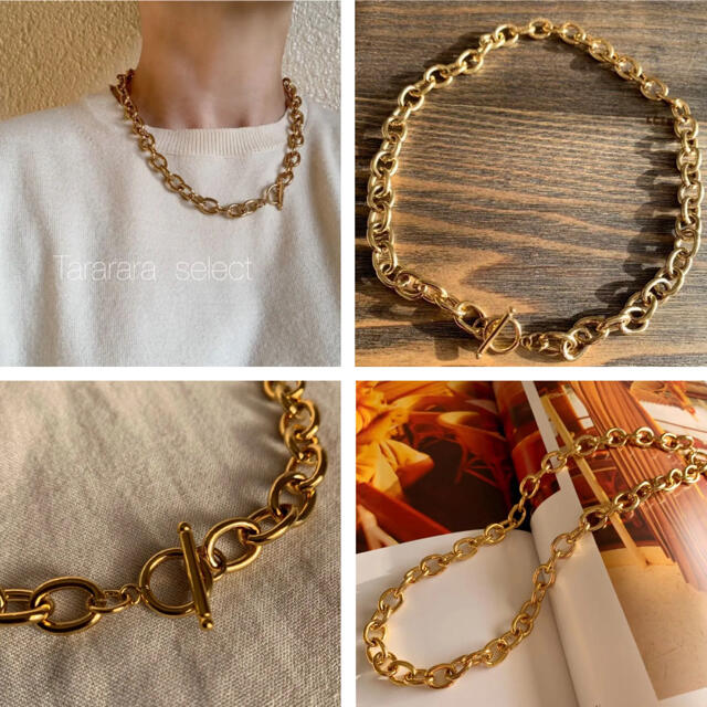 Ameri VINTAGE(アメリヴィンテージ)の●stainless chainnecklace G●  レディースのアクセサリー(ネックレス)の商品写真