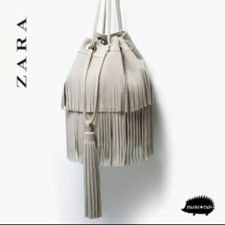 ZARA フリンジバッグ 結婚祝い フリンジバッグ ハンドバッグ