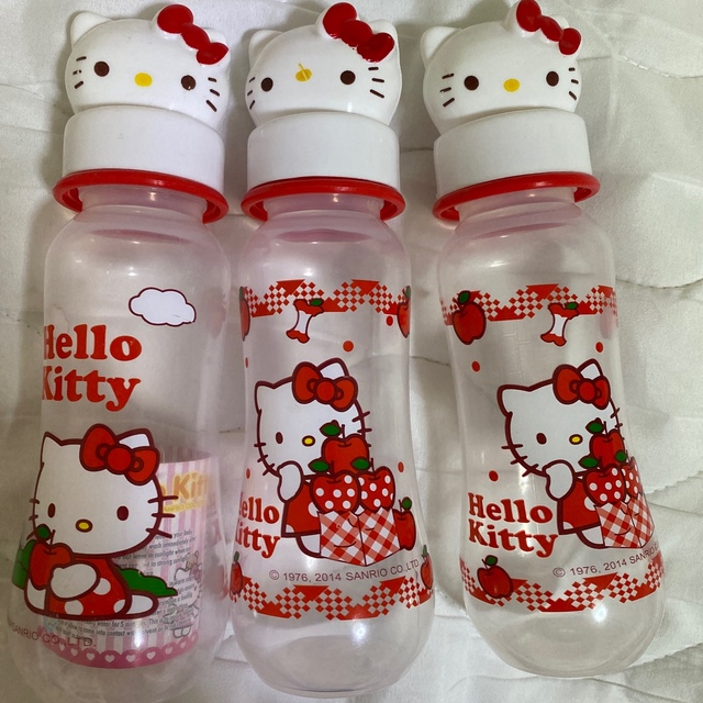 ハローキティ(ハローキティ)のHello Kitty 哺乳瓶　180ml キッズ/ベビー/マタニティの授乳/お食事用品(哺乳ビン)の商品写真