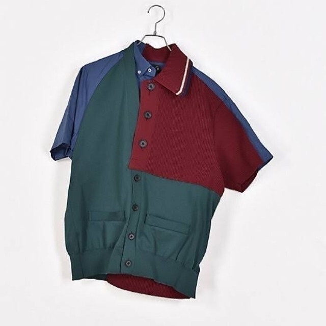 限定数のみ! kolor 21ss ドッキングポロシャツ | labiela.com