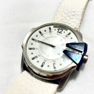 ディーゼル(DIESEL)のdiesel メンズ腕時計 白ベルト(腕時計(アナログ))