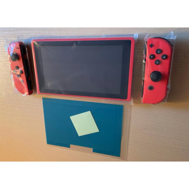 任天堂Switch マリオレッド×ブルー本体画面 Joy-Con 画面保護シール