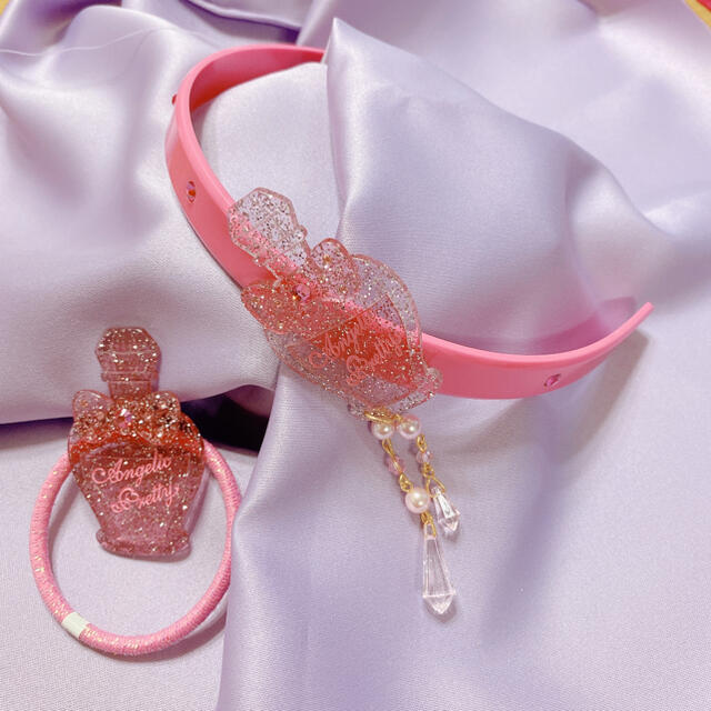 Angelic Pretty(アンジェリックプリティー)のAngelic Pretty パフューム　プラアクセ　セット　送料込み レディースのヘアアクセサリー(その他)の商品写真