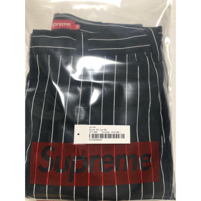 supreme work pant stripe サイズ30ワークパンツ/カーゴパンツ