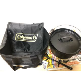 コールマン(Coleman)のコールマン(COLEMAN) 10インチダッチオーブン＋スタンド (調理器具)