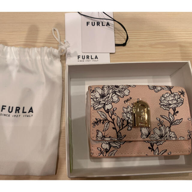 Furla(フルラ)の新品未使用フルラコンパクトウォレット財布花柄 メンズのファッション小物(折り財布)の商品写真