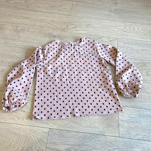 ZARA KIDS(ザラキッズ)のZALA 長袖Tシャツ　約130 女の子 キッズ/ベビー/マタニティのキッズ服女の子用(90cm~)(Tシャツ/カットソー)の商品写真