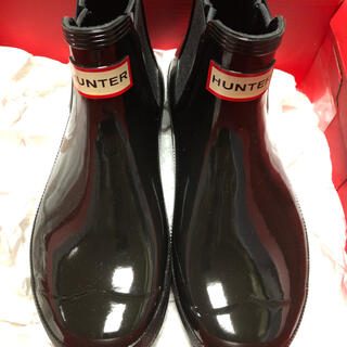 ハンター(HUNTER)のほぼ新品　ハンター　長靴　レインブーツ　難あり(レインブーツ/長靴)
