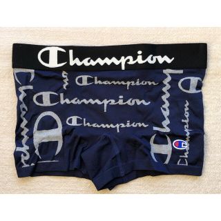 チャンピオン(Champion)のChampion チャンピオン ボクサーパンツ Ｌサイズ 英字 ネイビー(ボクサーパンツ)