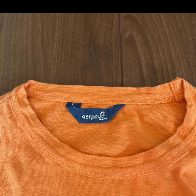 45rpm(フォーティーファイブアールピーエム)の45rpm& オレンジビックTシャツ メンズのトップス(Tシャツ/カットソー(半袖/袖なし))の商品写真