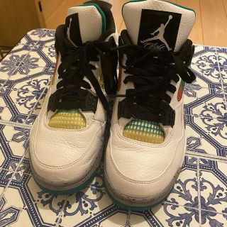 ナイキ(NIKE)のNIKE AIR JORDAN 4 LUCID GREEN ルシッドグリーン(スニーカー)