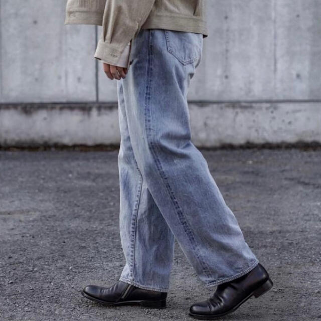 comoli 21ss デニム ブリーチ denim bleach サイズ1