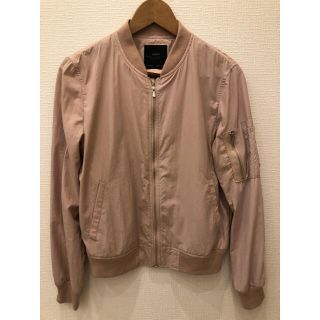 ザラ(ZARA)のZARAピンクベージュブルゾン(ブルゾン)