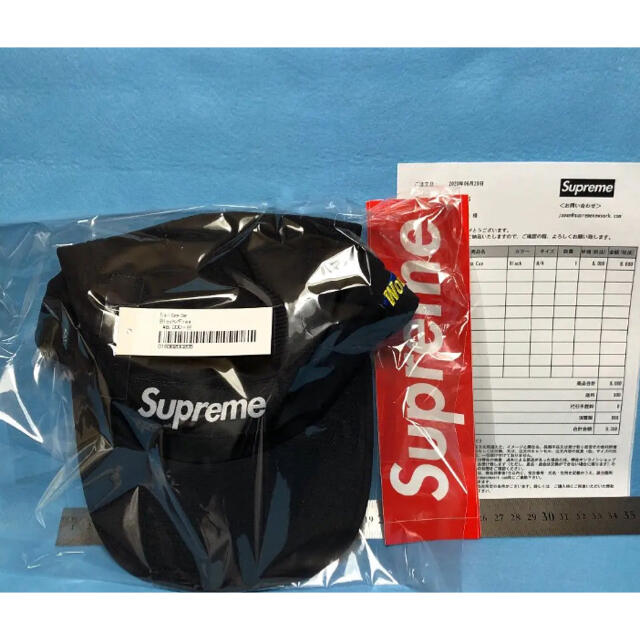 新品未使用品　supreme trail camp cap BLACK