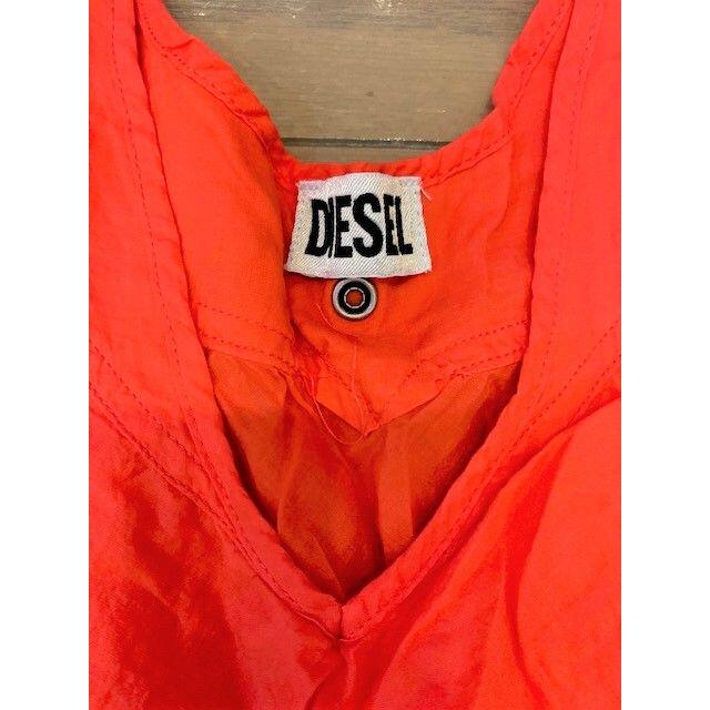 DIESEL(ディーゼル)のDESEL　レディース　タンクトップ　オレンジ　XS レディースのトップス(タンクトップ)の商品写真