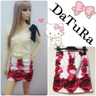 ダチュラ(DaTuRa)の新品☆DaTuRa/ダチュラ☆ローズレイスカート(ミニスカート)