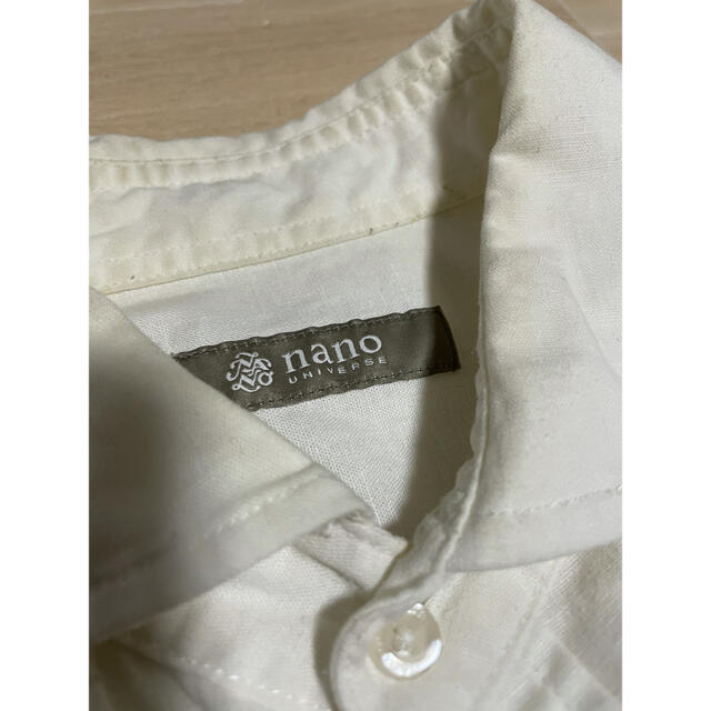 nano・universe(ナノユニバース)のnano・universe 白シャツ メンズのトップス(シャツ)の商品写真