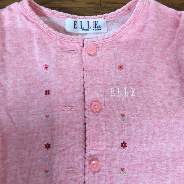 ELLE(エル)の【ELLE】カーディガン　ピンク　90㌢　子ども服　女の子 キッズ/ベビー/マタニティのキッズ服女の子用(90cm~)(カーディガン)の商品写真