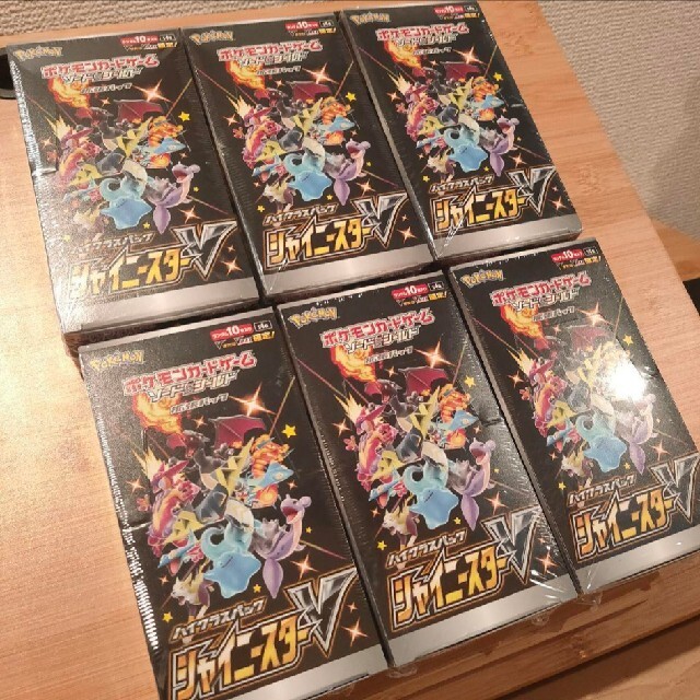 6BOX シャイニースターV BOX 新品未開封 シュリンク包装
