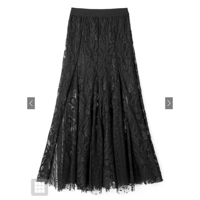 GRL(グレイル)のGRL チュールドットスカート レディースのスカート(ロングスカート)の商品写真