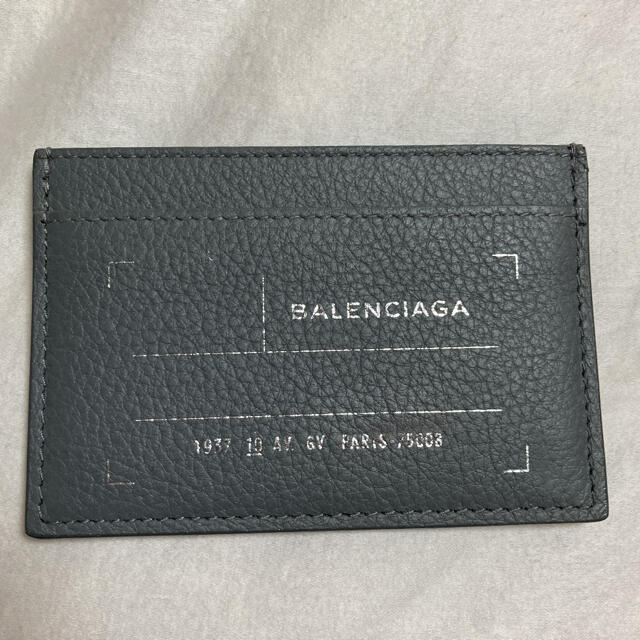 Balenciaga(バレンシアガ)のバレンシアガ　カードケース　グレー レディースのファッション小物(名刺入れ/定期入れ)の商品写真