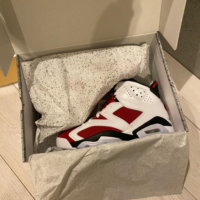 NIKE(ナイキ)のNIKE AIR JORDAN 6 "CARMINE" カーマイン メンズの靴/シューズ(スニーカー)の商品写真