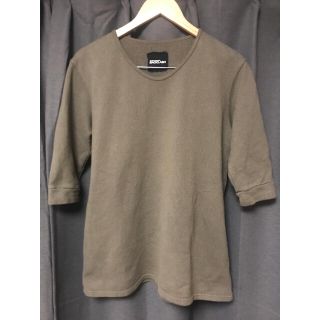 イサムカタヤマバックラッシュ(ISAMUKATAYAMA BACKLASH)のバックラッシュ サーマルカットソー Tシャツ 五分袖 L ワッフル(Tシャツ/カットソー(七分/長袖))