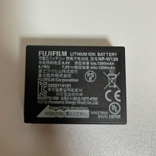 フジフイルム(富士フイルム)の富士フィルムバッテリー NP-W126(新品未使用)(バッテリー/充電器)