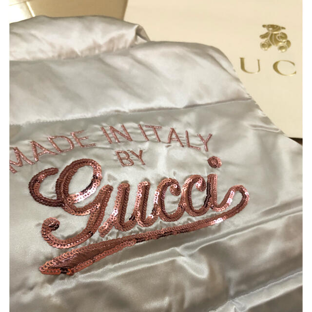 Gucci(グッチ)の正規☆GUCCI kids☆グースダウンベスト☆8 キッズ/ベビー/マタニティのキッズ服女の子用(90cm~)(ジャケット/上着)の商品写真