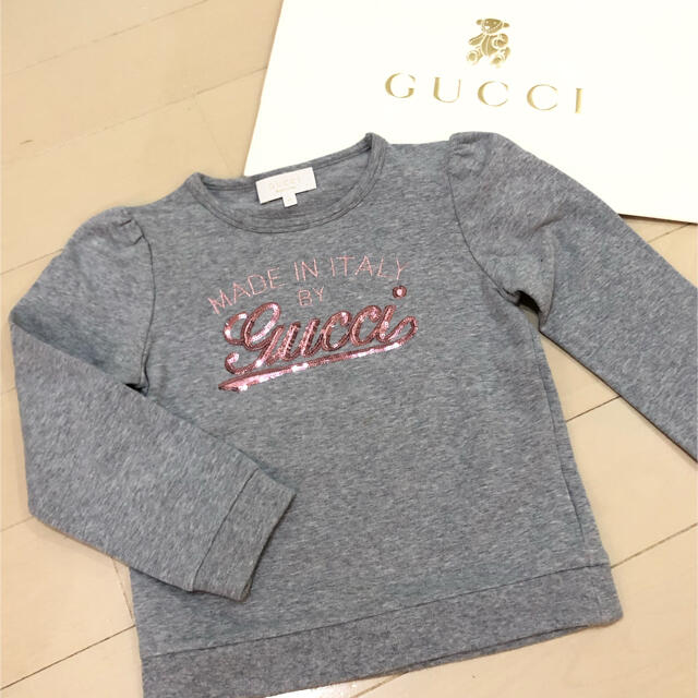 Gucci(グッチ)の美品☆GUCCI kids☆カットソー☆6 キッズ/ベビー/マタニティのキッズ服女の子用(90cm~)(Tシャツ/カットソー)の商品写真